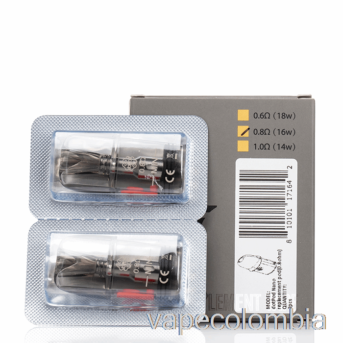 Vape Kit Completo Dotmod Dotpod Nano Vainas De Repuesto Vainas De 0.8ohm